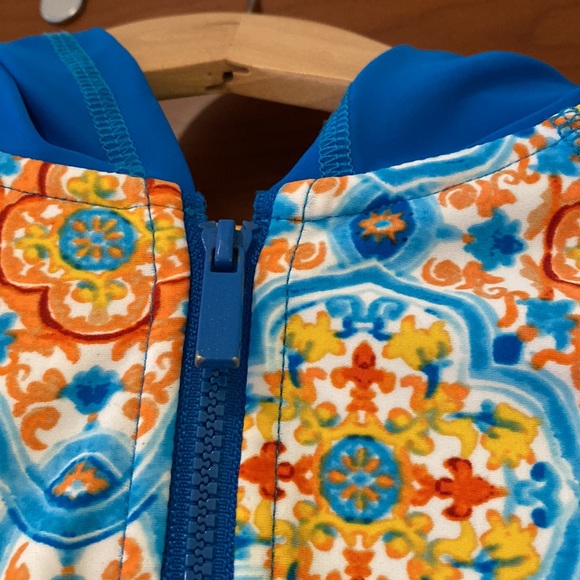 π€© Floatimini - Hooded Zip-up Rash Guard, Sun Protection - Picture 4 of 7